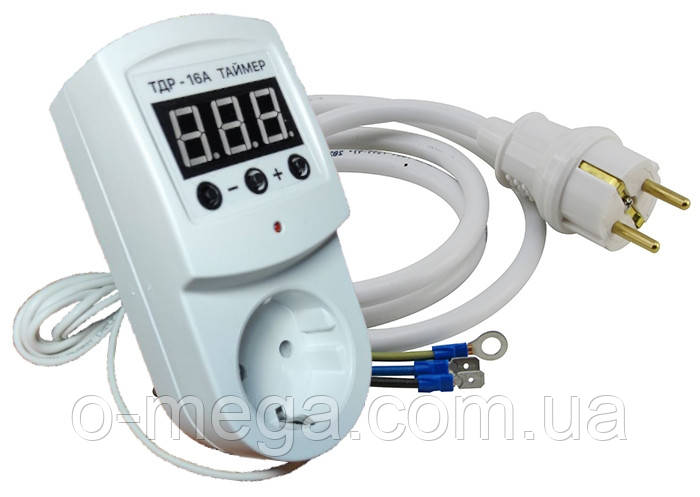 Терморегулятор таймер ТДР-Т для автоклава (дистилятора) 16A із силовим шнуром