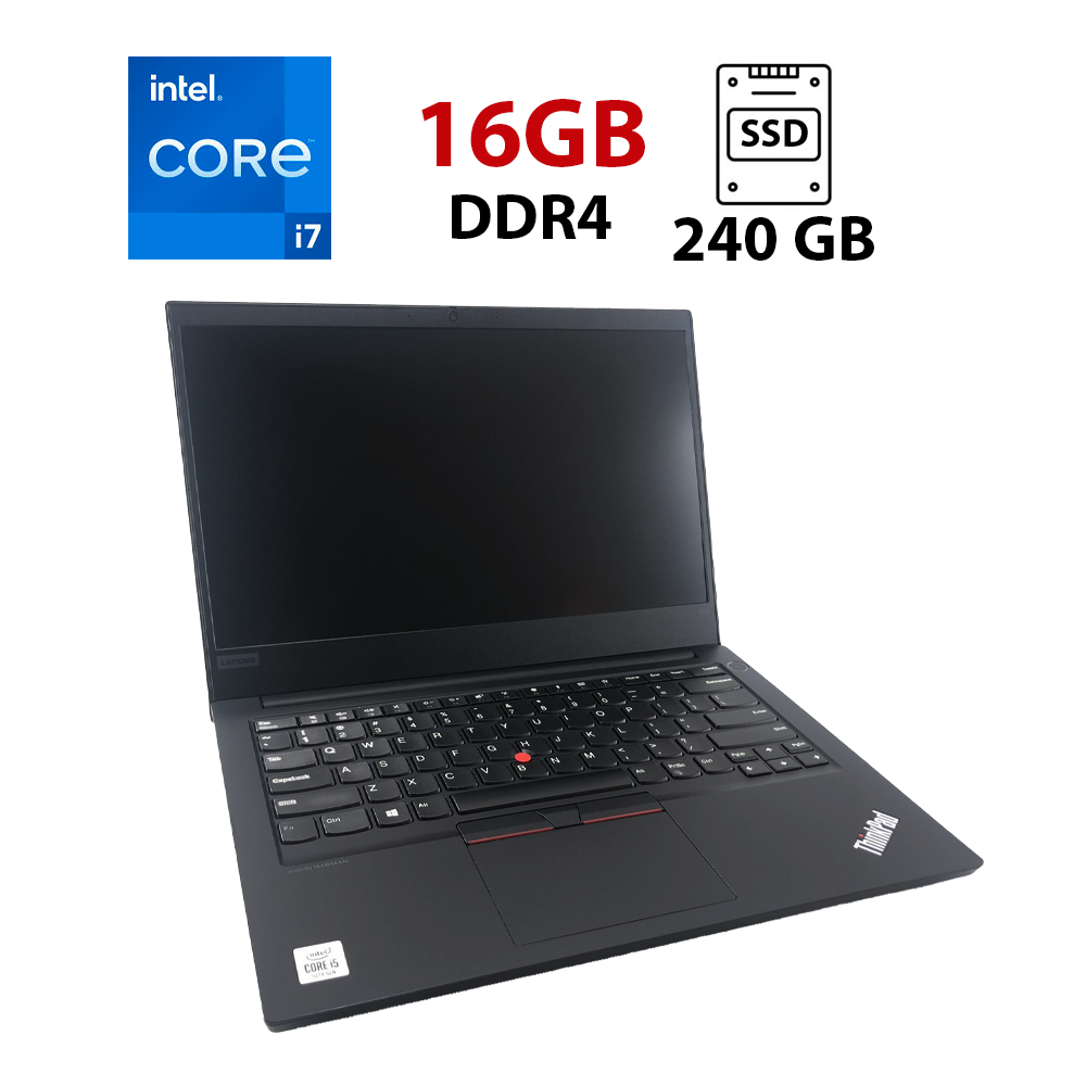 Ультрабук Lenovo ThinkPad E14 Gen2/ 14" (1920x1080)/ Core i7-1165G7/ 16 GB RAM/ 240 GB SSD/ Iris Xe