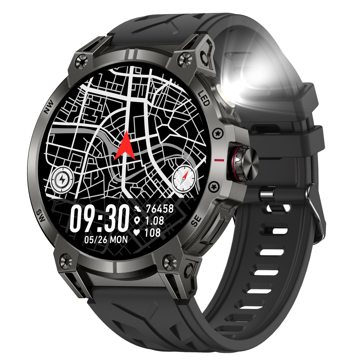 UWatch Розумний смарт годинник Smart Stalker Max с компасом
