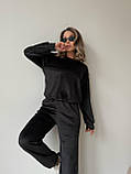 Жіночий велюровий спортивний костюм, фото 3