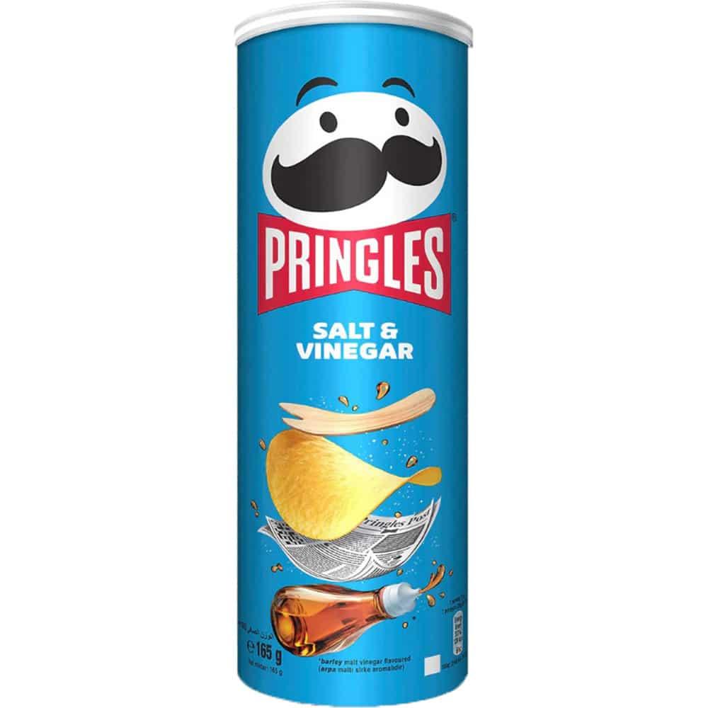 Чипси Pringles Сіль та оцет (Salt & Vinegar) 165г