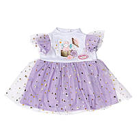 Одяг для ляльки Baby Annabell — Бузкова сукня