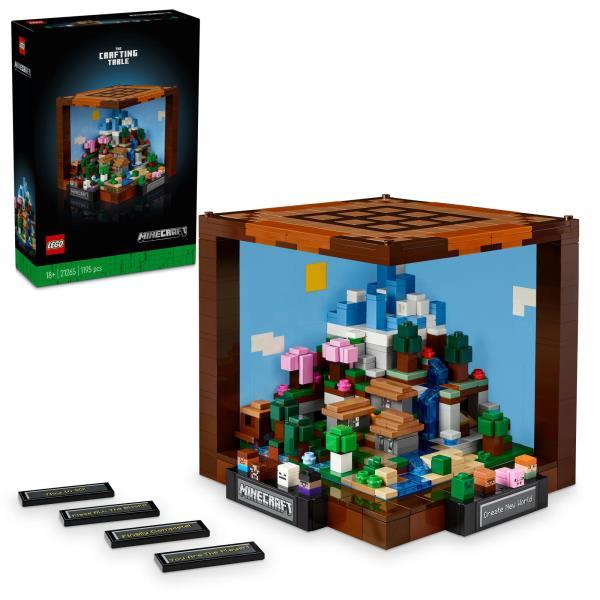 Конструктор LEGO Minecraft Верстак (1195 деталей)