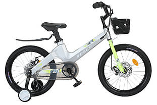 Велосипед MG 18" SPACE KID MOON DD рама-10" сірий 2024