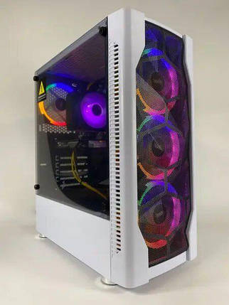 Б/в Ігровий ПК 1stPlayer White ATX| Ryzen 5 5500| 16 GB RAM| 512 GB SSD| GeForce RTX 2060 6GB, фото 1