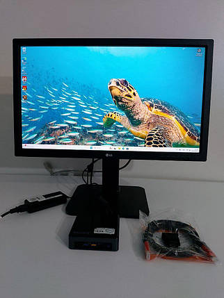Б/в Комплект: Terra PC-Micro USFF| i3-8109U| 16GB RAM| 512GB SSD| Iris Plus 655+LG 24MB37PM-B 24" 1920x1080, фото 1