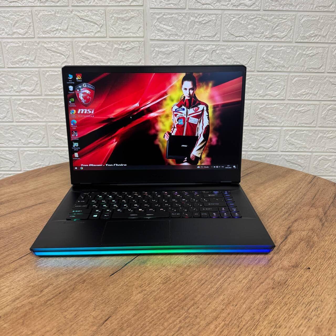 Б/в Ігровий ноутбук Б-клас MSI GE66 Raider 10SFS 15.6" 1920x1080| i7-10750H| 16GB RAM| 512GB SSD| RTX 2070 Super 8GB