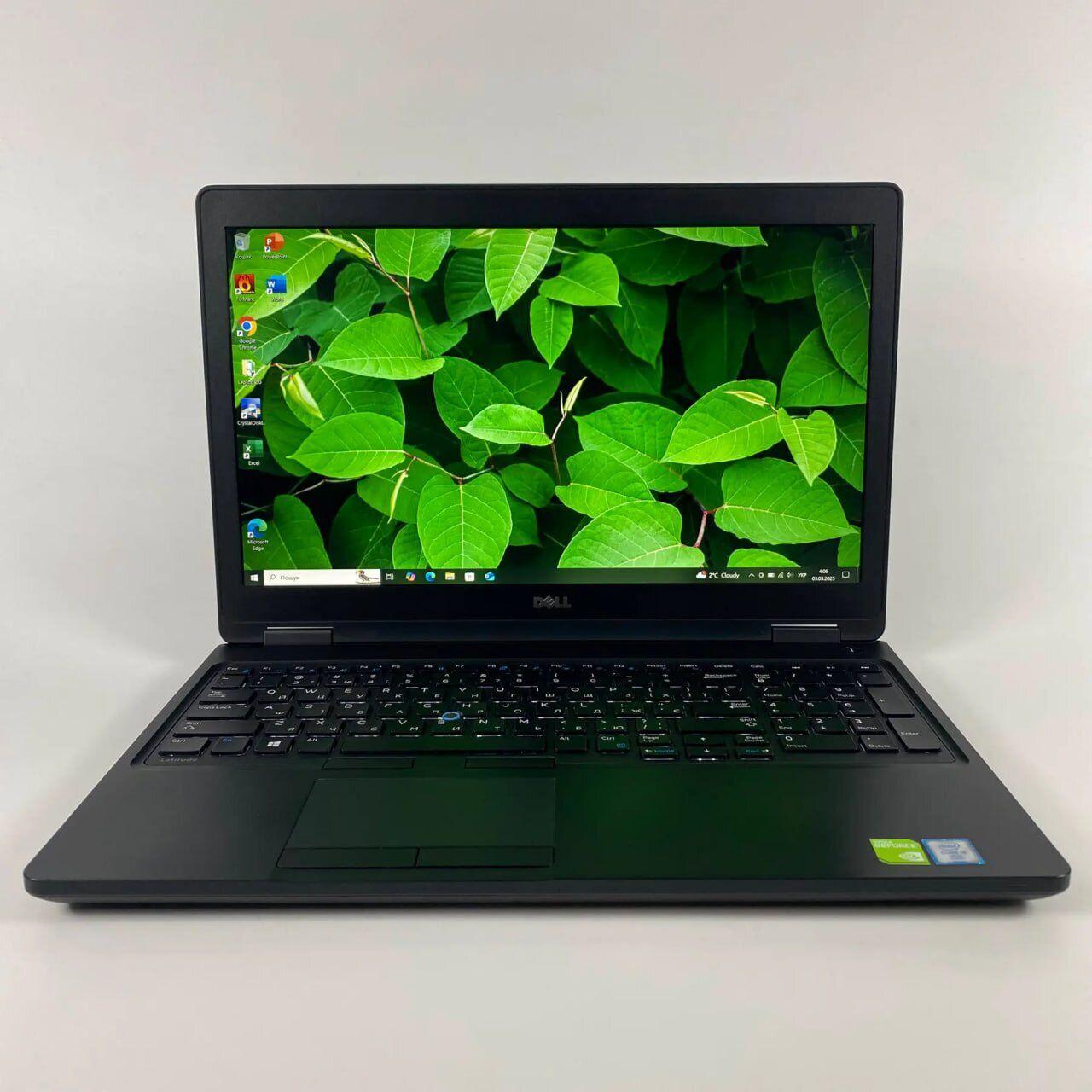 Б/в Ноутбук Б-клас Dell Latitude 5580 15.6" 1920x1080| Core i5-6440HQ| 16 GB RAM| 512 GB SSD| GeForce 940MX 2GB
