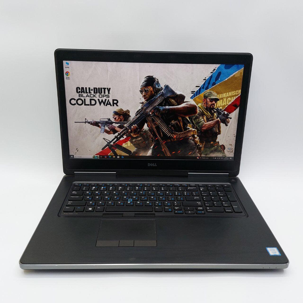 Б/в Ноутбук Dell Precision 7720 17.3" 1600x900| Xeon E3-1505M v6| 32 GB RAM| 512 GB SSD| Quadro P5000 16GB