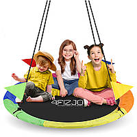 Гойдалка-гніздо кругла 4FIZJO XXL 120 см Mix (P-5907739316660)