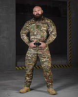 Армійський тактичний костюм мультикам Fenix статутний рип-стоп для ЗСУ, Польова камуфляжна форма мультикам для військовослужбовців