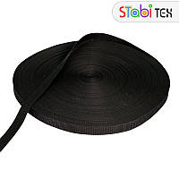 Стрічка 25мм ремінна стандарт (100м) Чорний