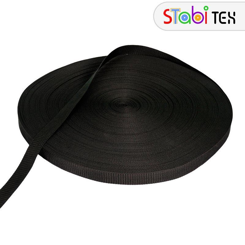 Стрічка 25мм ремінна стандарт (100м) Чорний