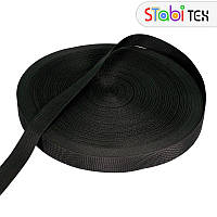 Стрічка 50мм ремінна стандарт (100м) Чорний