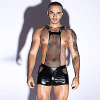 Чоловіче еротичне боді чорного кольору JSY 9175 розмір One Size Кайф