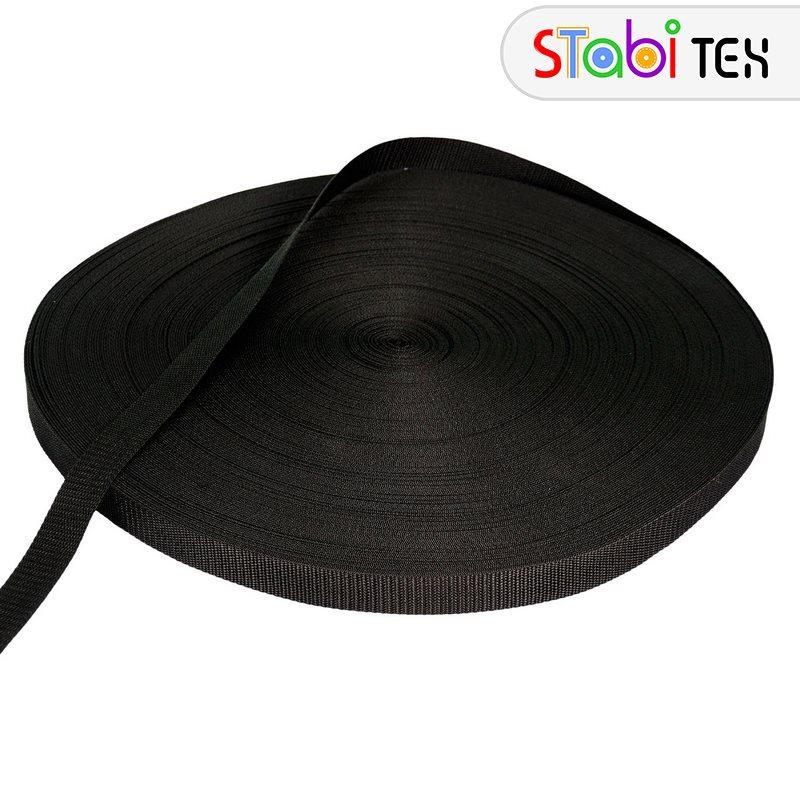 Стрічка 30мм ремінна полегшена (100м) Чорний