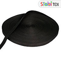 Стрічка 30мм ремінна полегшена (100м) Чорний