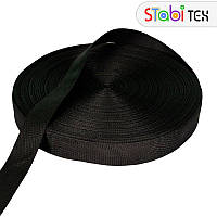 Стрічка 50мм ремінна полегшена (100м) Чорний