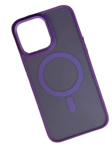 Чохол-накладка Infinity MagSafe Corrugated Cover для iPhone 16 Pro Max Violet, фото 1