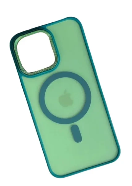 Чохол-накладка Infinity MagSafe Corrugated Cover для iPhone 16 Green, фото 1
