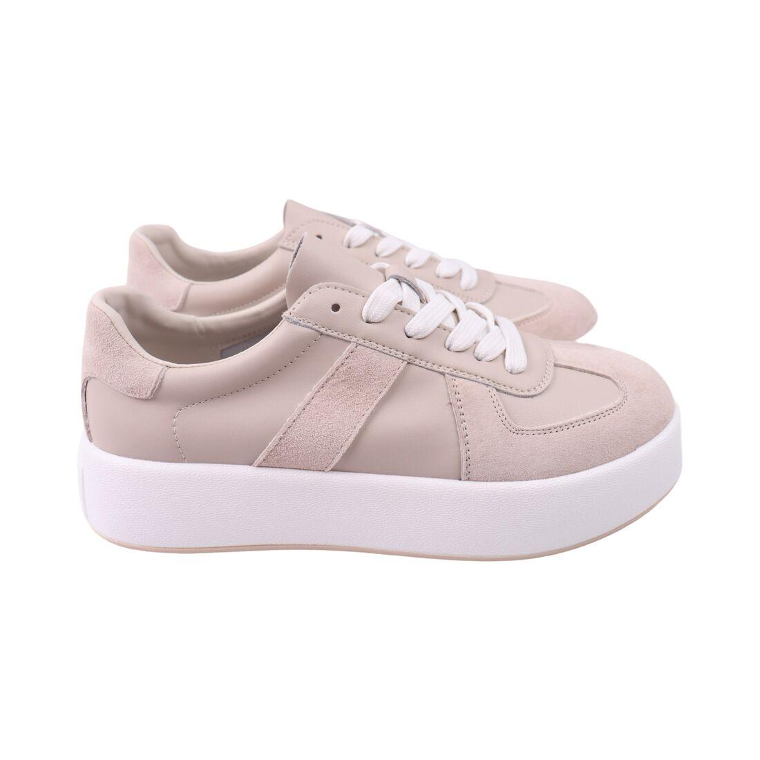 Кеди жіночі Gifanni бежеві натуральна шкіра, 38, фото 1