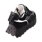 Кросівки жіночі Sorte Lady чорні натуральна шкіра, 39, фото 4