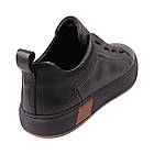 Кеди чоловічі Clemento чорні натуральна шкіра, 43, фото 4