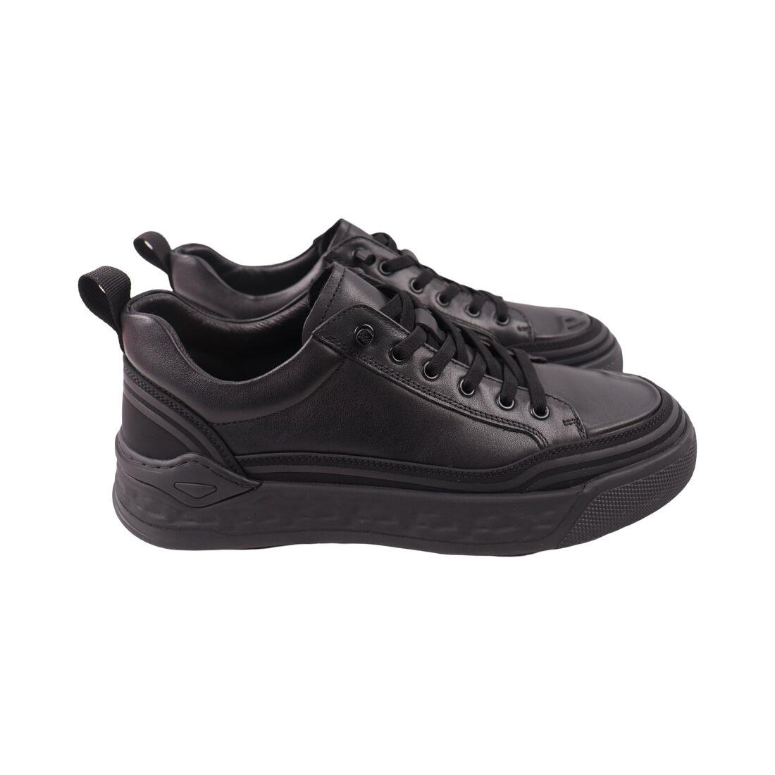 Кеди чоловічі Li Fexpert чорні натуральна шкіра, 44, фото 1