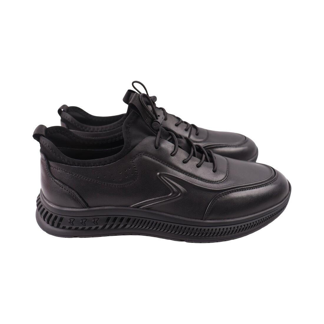 Кросівки чоловічі Li Fexpert чорні натуральна шкіра, 43, фото 1