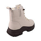 Черевики жіночі Li Fexpert молочні натуральна шкіра, 40, фото 4