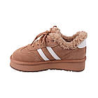 Кросівки жіночі Sorte Lady руді натуральна замша, 40, фото 2