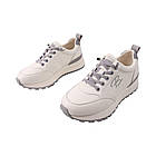 Кросівки жіночі Li Fexpert молочні натуральна шкіра, 36, фото 5