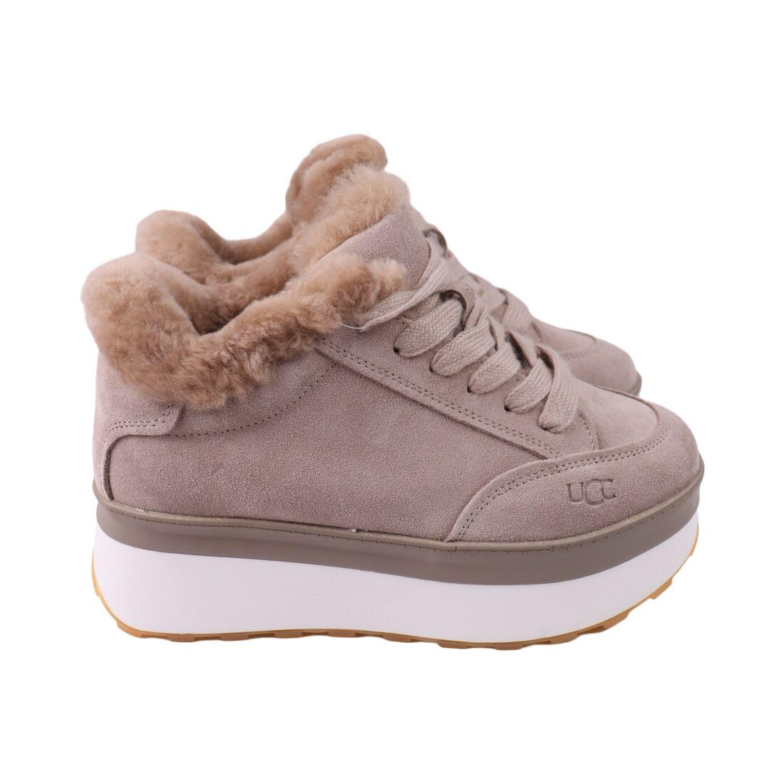 Кросівки жіночі Fashion капучіно натуральна замша, 40, фото 1