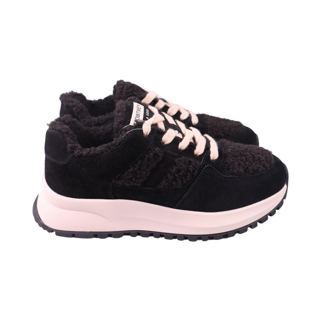 Кросівки жіночі Fashion чорні натуральна замша, 40, фото 1