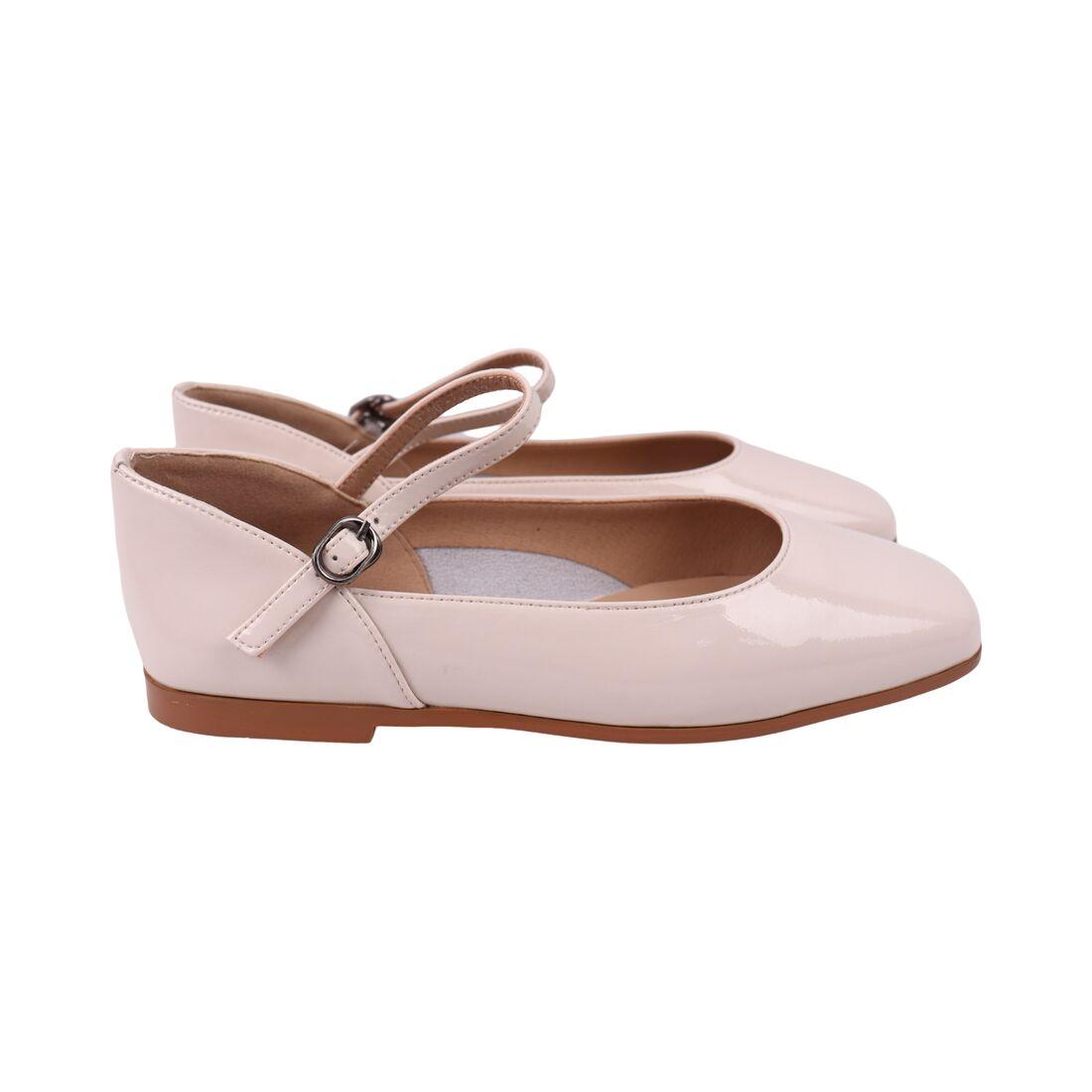 Туфлі жіночі Melanda молочні натуральна лакована шкіра, 34, фото 1