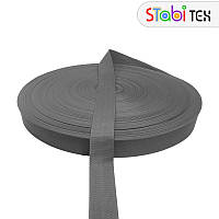 Стрічка ремінна стропа 38мм (100м/боб) 2327 Сірий темний