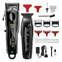 Набір машинок Wahl Cordless Barber Combo 5 Star Black (Magic Clip Cordless + Detailer Wide Cordless)