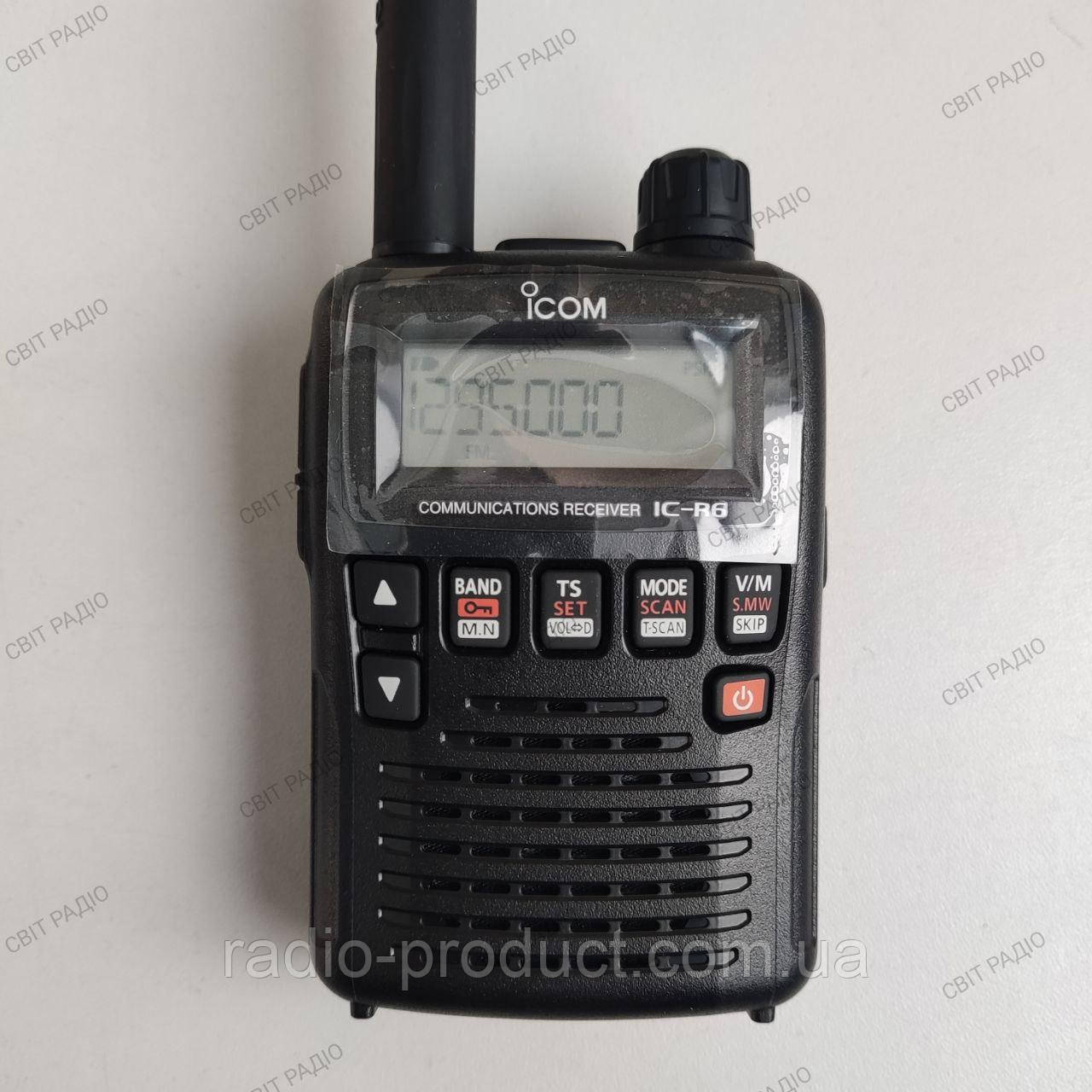 Icom IC-R6, сканувальний приймач, JAPAN