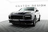 Сплітер Porsche Cayenne 3 Sport Design (18-23) тюнінг обвіс губа спідниця елерон, фото 2