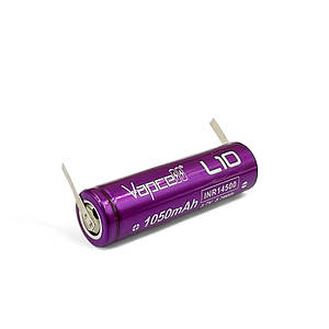 Акумулятор Li-Ion INR 14500 Vapcell L10 1050mAh (3.7v) з контактами