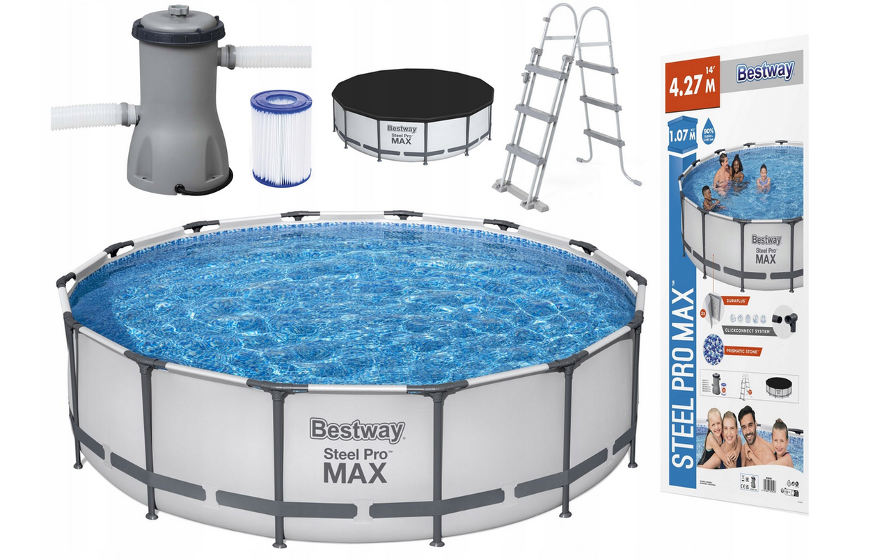 Каркасний басейн BESTWAY 427x107 см BESTWAY 56950, фото 1