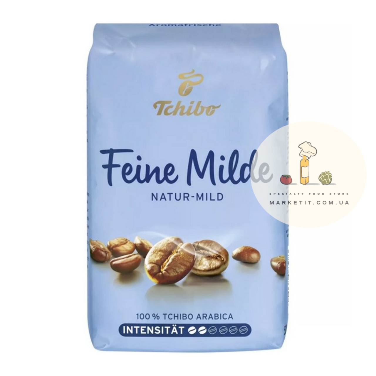 Кава в зернах Tchibo Feine Milde Natural Mild, 100% Арабіка 500 г.