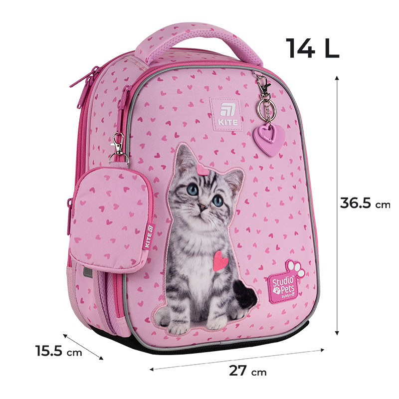 Рюкзак Kite Education каркасний SP25-555S-1 Studio Pets