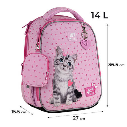 Рюкзак Kite Education каркасний SP25-555S-1 Studio Pets, фото 1