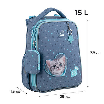 Рюкзак Kite Education каркасний SP25-531M Studio Pets, фото 1