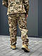 Штурмовий костюм мультикам для військових, демісезонна форма ЗСУ, софтшелл комплект штани куртка EKO - фото 8 - id-p2538476305