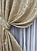 Шторна тканина жакард "Magic". Колір пісочний. Код 1604ш, фото 5