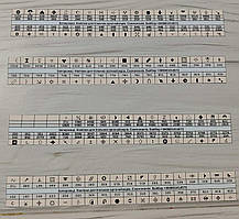 Наліпки під ігольні органайзери "Дубко" із номерами/значками під схеми дизайну Оксани Степанчук. (органайзери "Дубко" невходять).