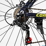 Велосипед спортивний Corso «Dark-X» 29" дюймів DX-29306 (1) алюмінієва рама 19", обладнання Shimano 21 швидкість, зібраний на 75%, фото 9