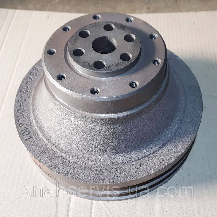 Шків 2-х струмковий приводу вентилятора охолодження КЗС-1218, фото 1